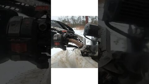 Snow Drifting On The Raptor #savesportquads