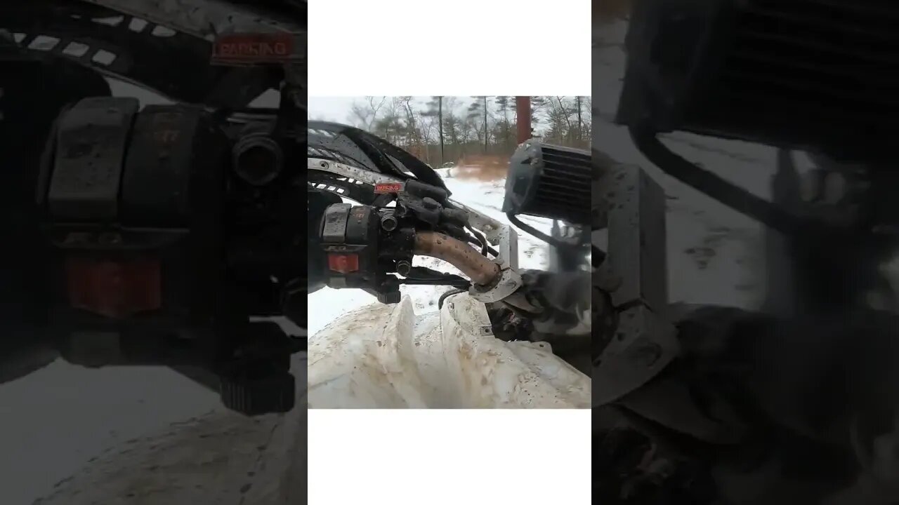 Snow Drifting On The Raptor #savesportquads