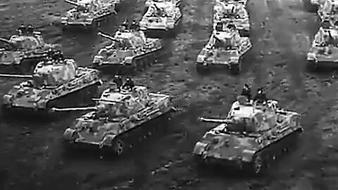 Maior colunas de blindados alemãs gravado durante a Segunda Guerra Mundial.