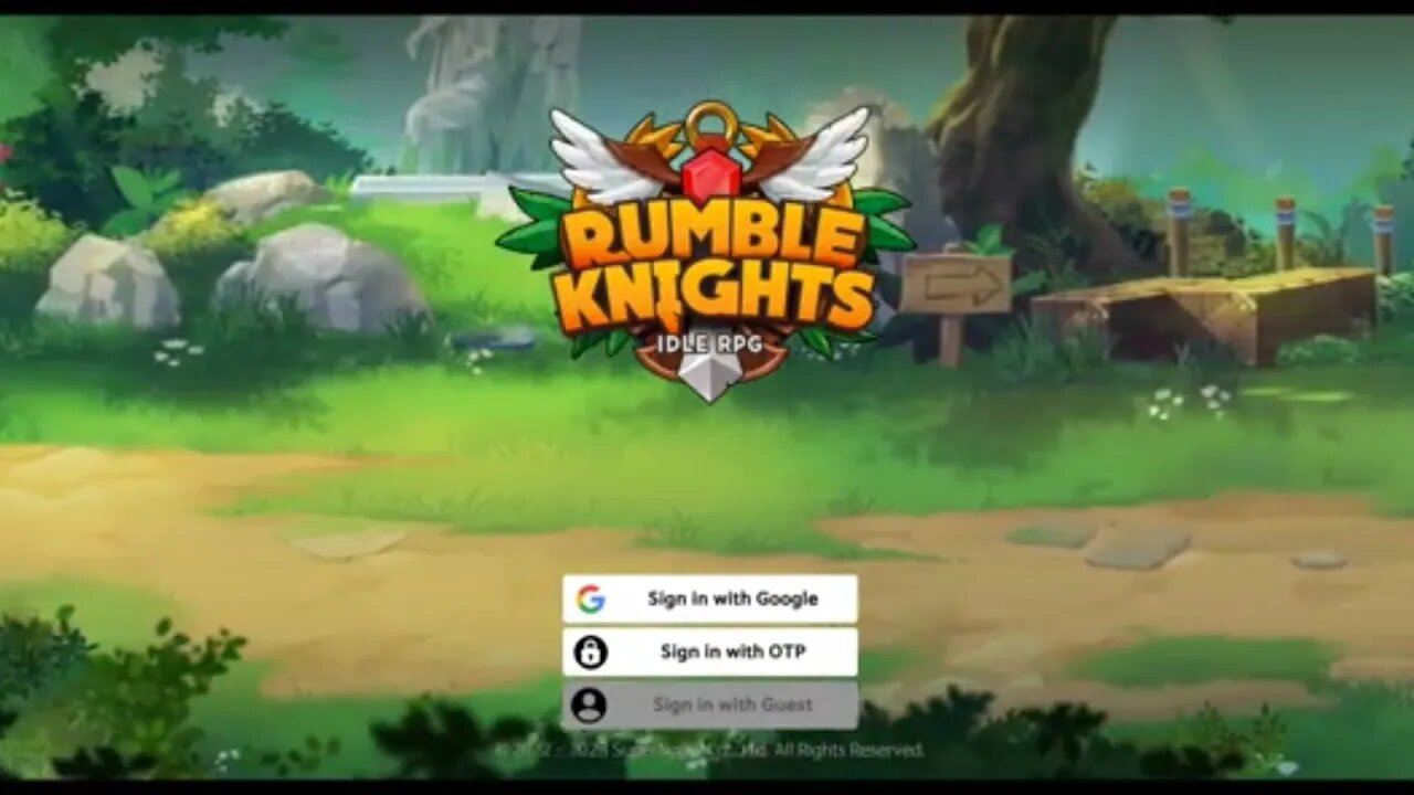 Trying out Rumble Knights new game+ over 1000000 gems for crazy heroes+SSS hero,RPG game-Android/IoS