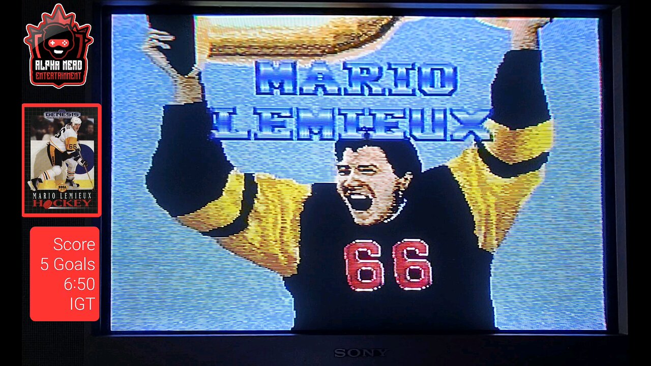 Mario Lemieux Hockey- Score 5 Goals-6:50 IGT