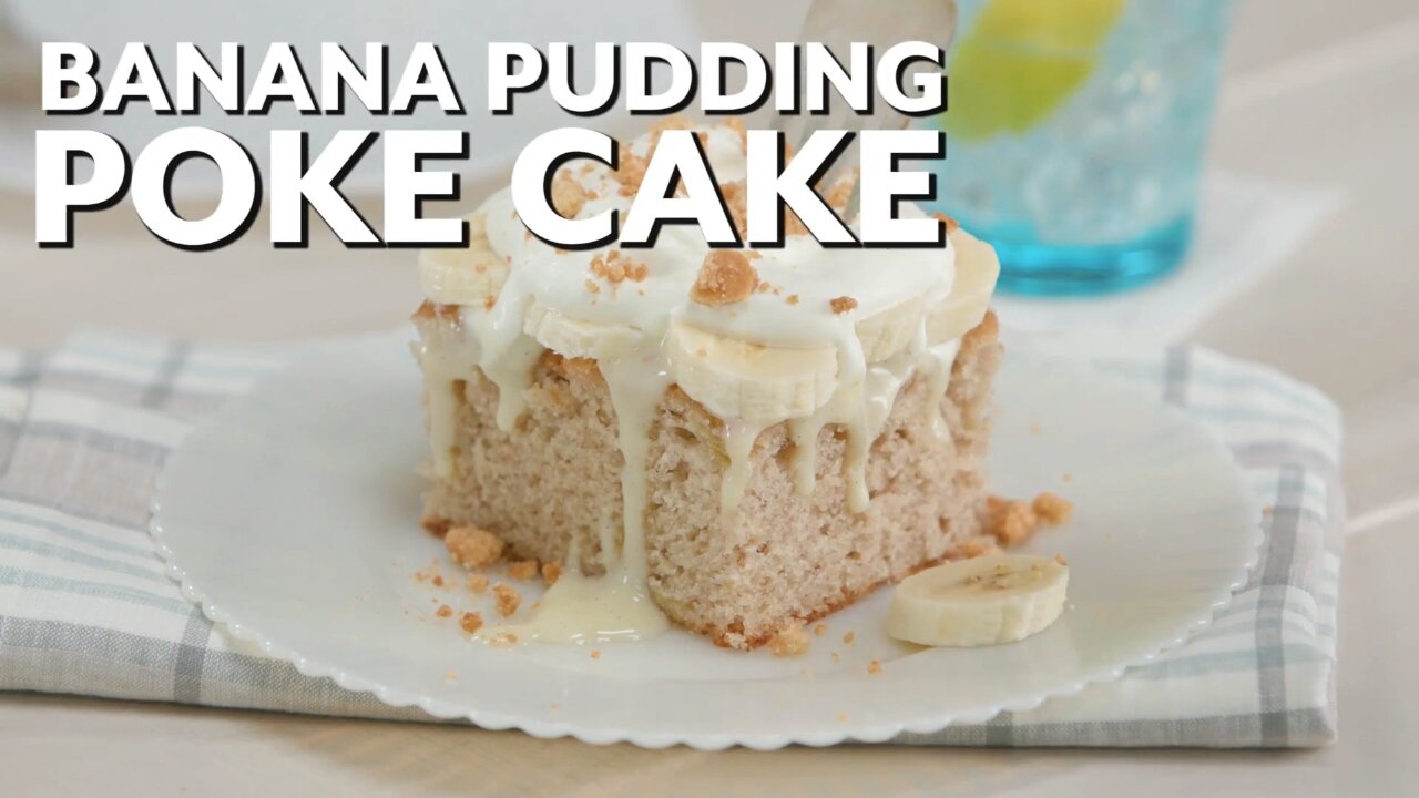 IS THIS The BEST Banana Pudding Poke Cake EVER?