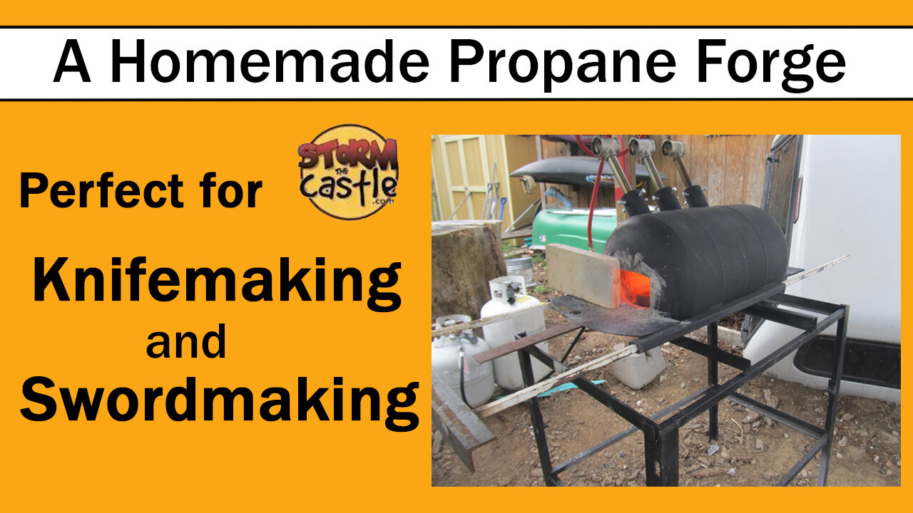 A homemade Propane forge for knifemaking and swordmaking