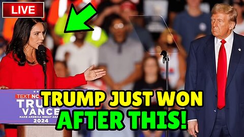 🚨Kamala LOSES IT After Tulsi Gabbard Makes SHOCKING Announcement to TRUMP!