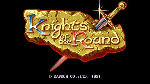 Knights of the Round Arcade Game, Capcom 1991, playthrough