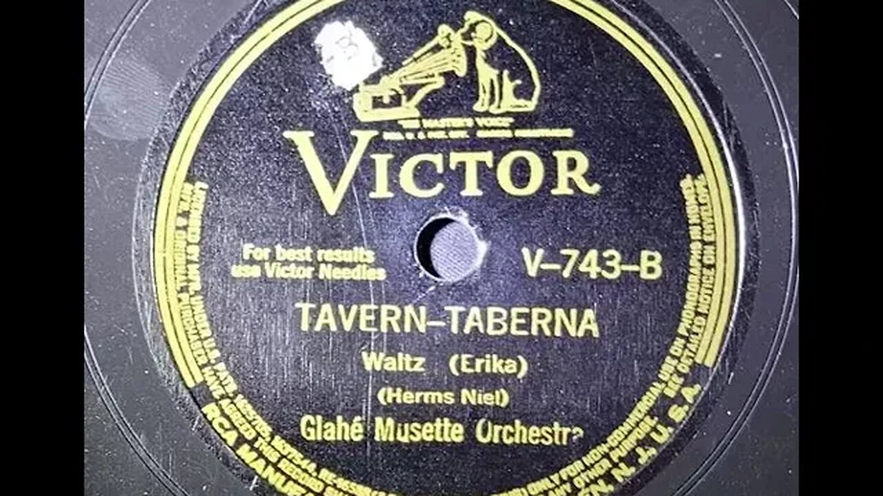 Glahé Musette Orchestra, Herms Niel - Tavern = Taberna (Erika)