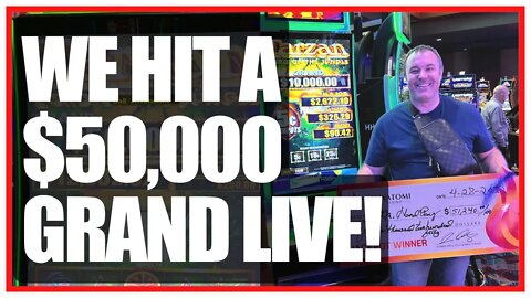 Hit a $50,000 GRAND on Tarzan! MUST WATCH!