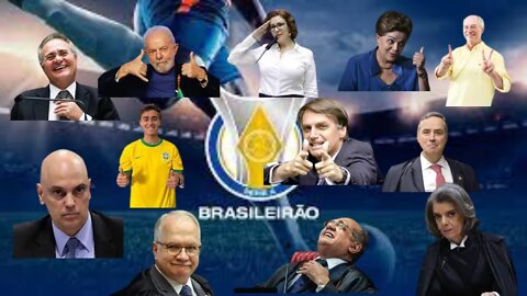 BOLSONARO E LULA FINAL DO BRASILEIRÃO.