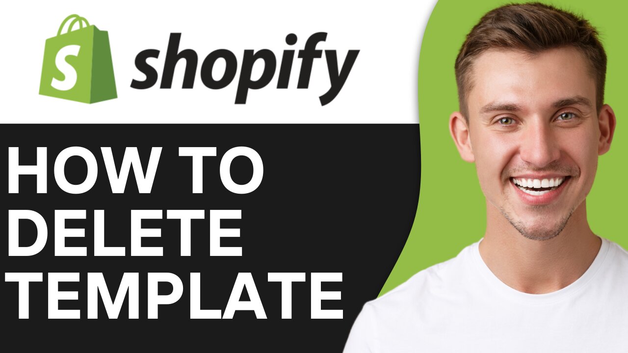 HOW TO DELETE TEMPLATE ON SHOPIFY