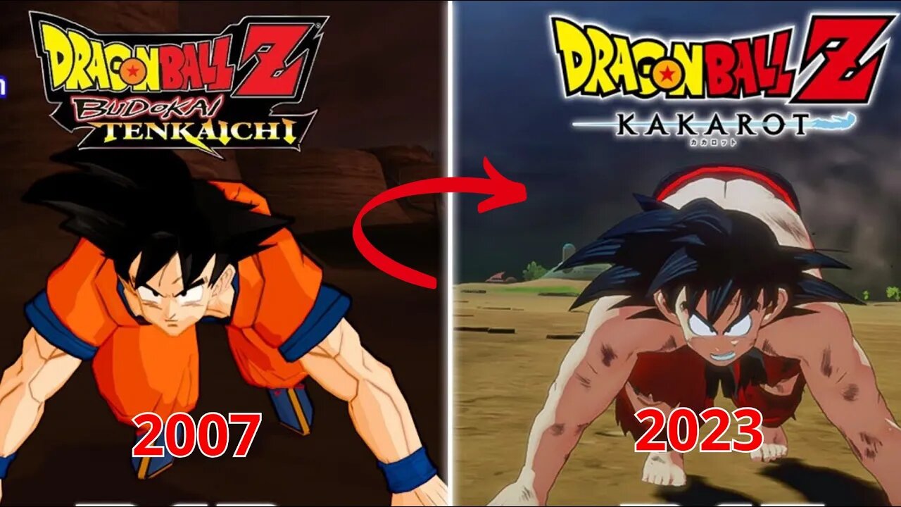 Games Dragon Ball Z - Evolução 2007-2023 (4K 60FPS)
