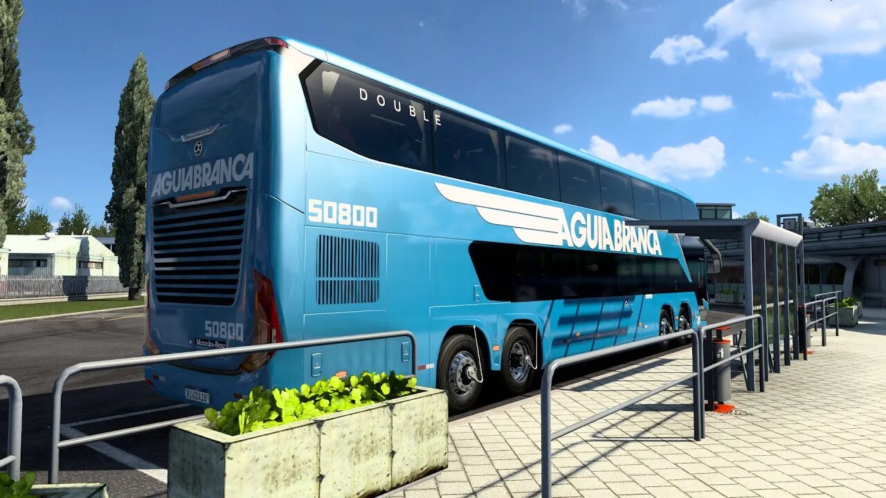 Santa Cecilia X Curitiba - Águia Branca Mod Bus - Euro Truck Simulator 2