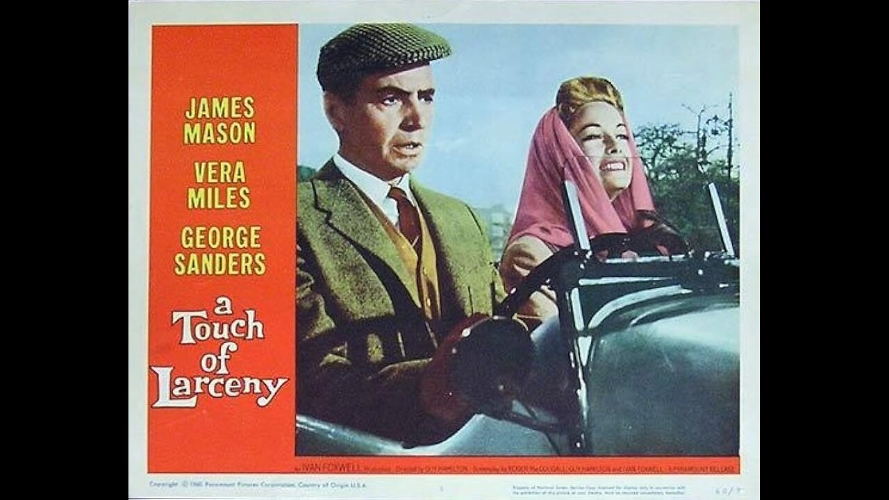 A Touch of Larceny 1960 colorized (James Mason, Vera Miles)