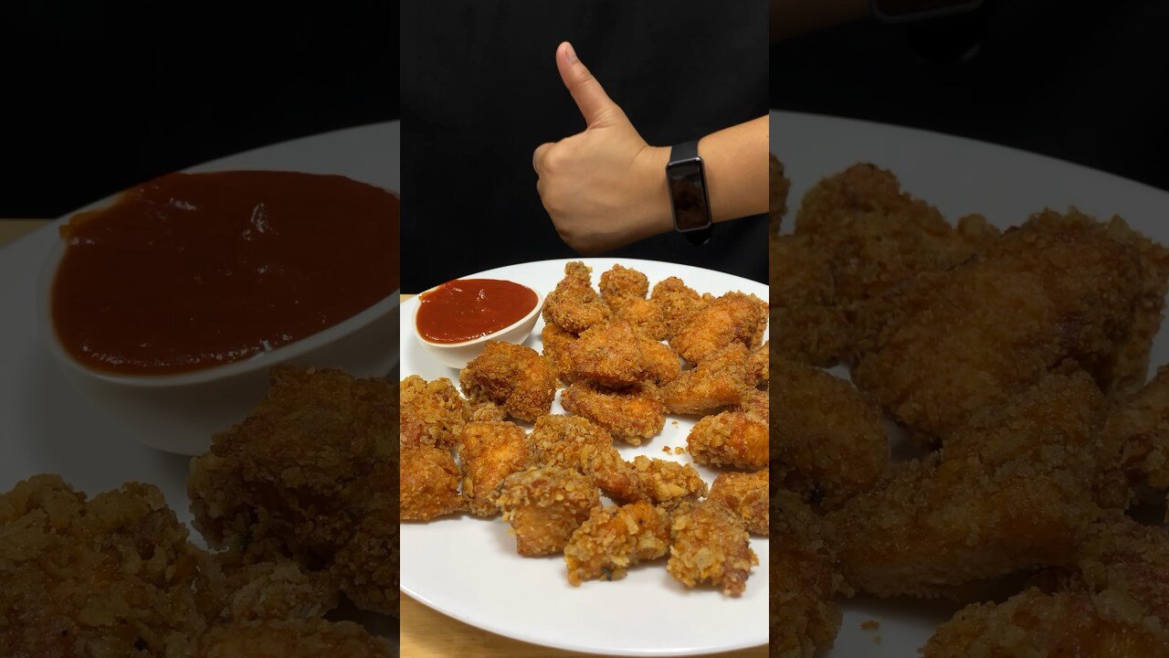 How to best cook Chicken Popcorn with ketchup