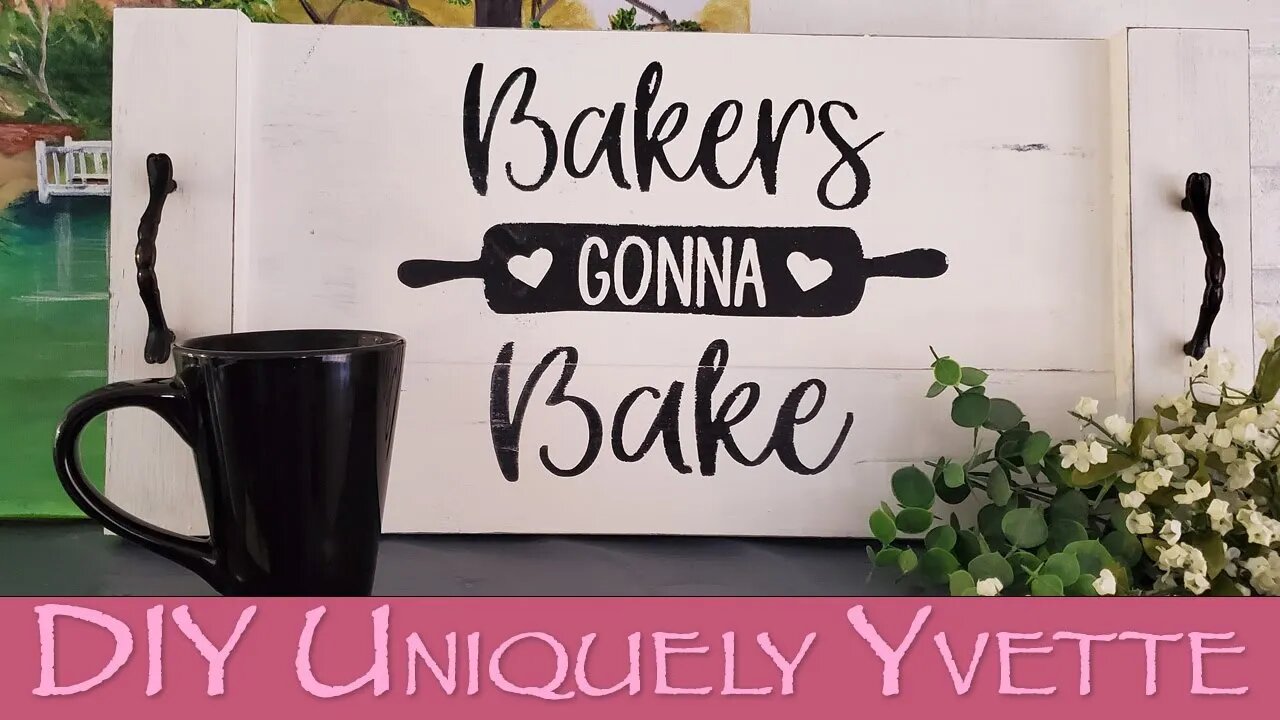 DIY: Baker's Tray | Woodworking | Cricut