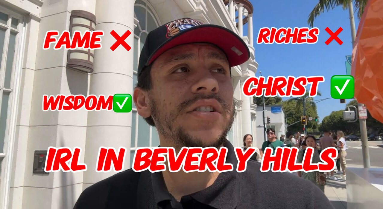 IRL Stream in Beverly Hills/ WILL THEY CHOOSE RICHES OR JESUS CHRIST?