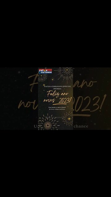 TE DESEJAMOS UM FELIZ E PRÓSPERO ANO NOVO!