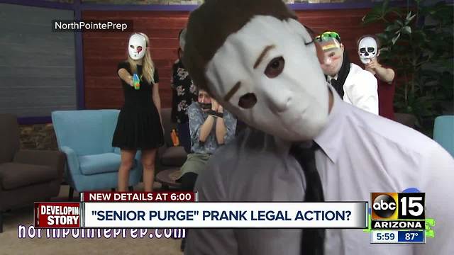 "Senior purge" prank video could see legal action from parents