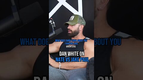 What Dana Thinks of *Nate vs Jake Paul* @NateDiaz @jakepaul @BradleyMartyn #shorts