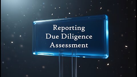 E266 Reporting on Due Diligence and Assessment