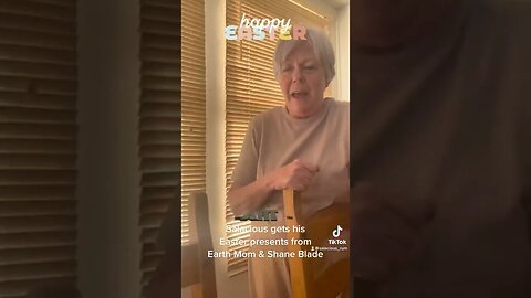 Salacious gets his Easter presents from Earth Mom & Shane Blade - Part 1 #shorts