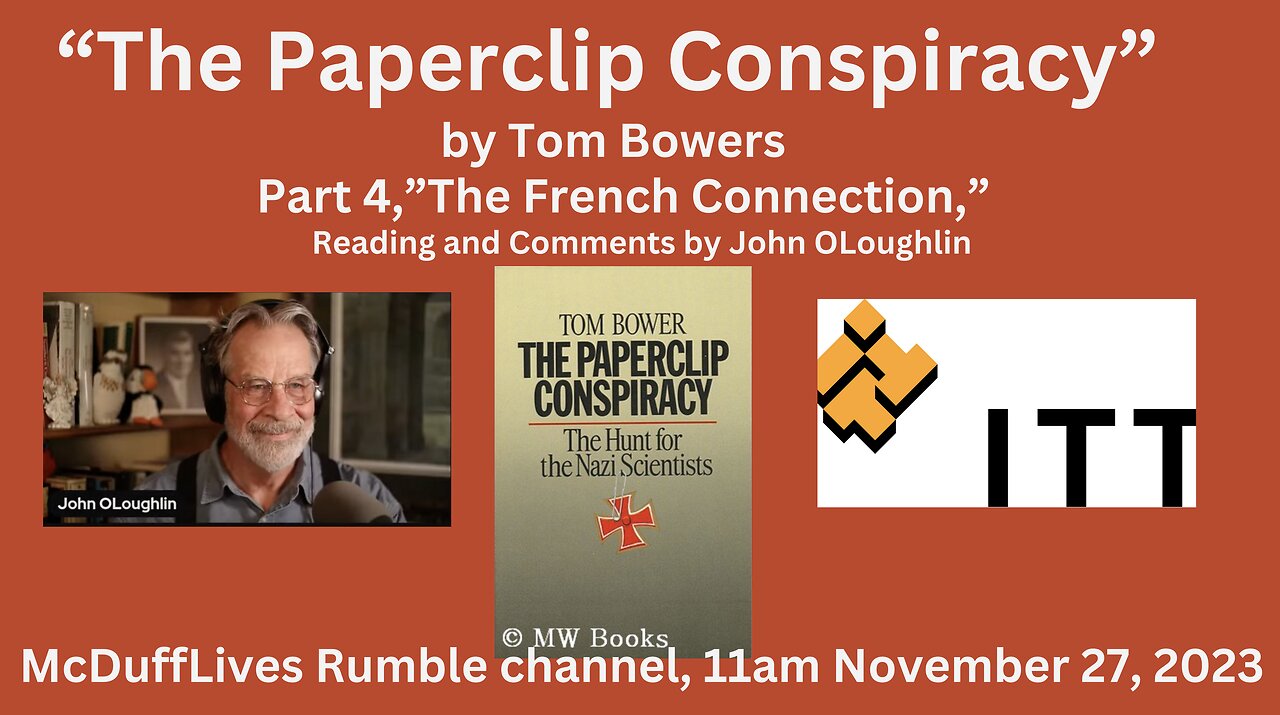 The Paperclip Conspiracy, part 4: "The French Connection," Nov. 27, 2023