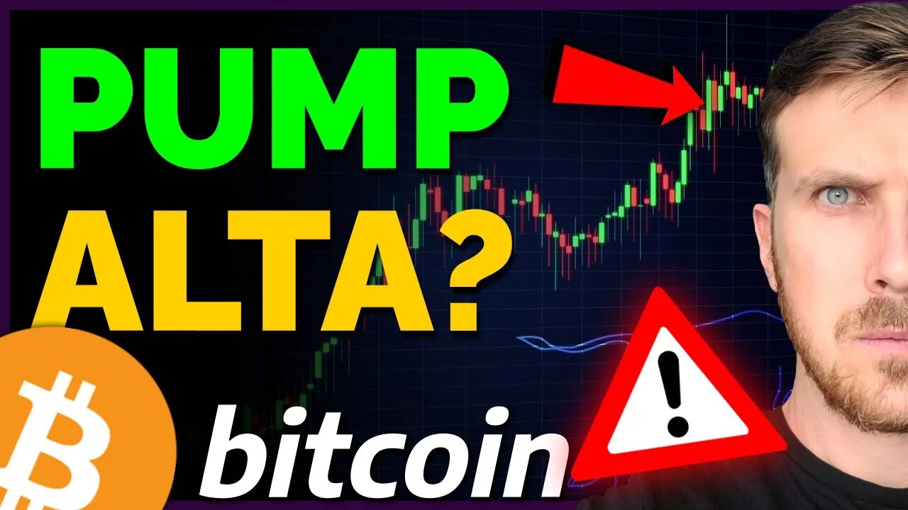 BITCOIN PUMP: VAMOS RETOMAR A ALTA!?