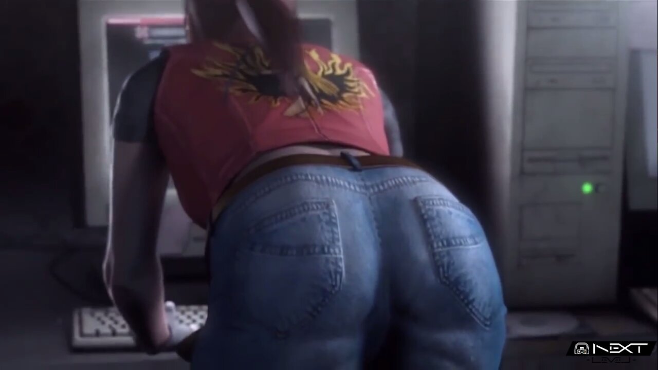 Resident Evil Darkside Chronicles - Steve Stares At Claire Redfield's Butt Scene