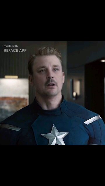 Ironmanduck as Captain America #deepfake #faceswap #shorts #marvel