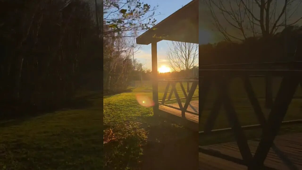 Beautiful Golden Sunset in Canada