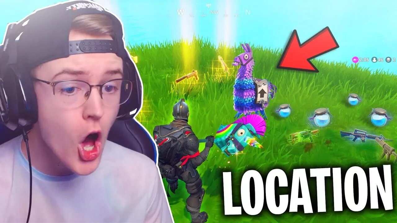 *NEW* LOCATIONS for LLAMAS! in Fortnite Battle Royale C4 TRAP TROLLING in FORTNITE