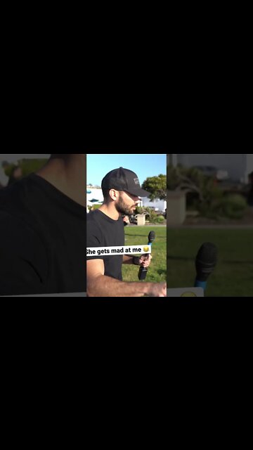 She gets mad at me 😂