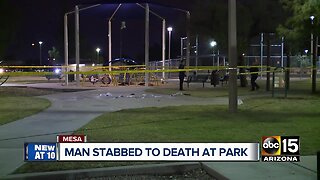 Man stabbed to death at park in Mesa