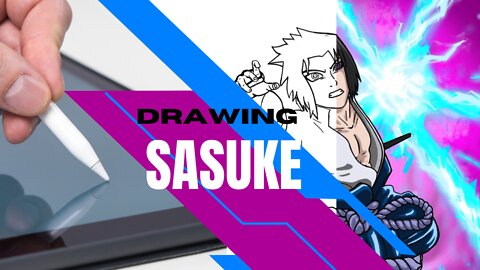 Drawing Sasuke