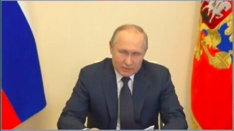 President Vladimir Putin Gives a Speech on Current Events