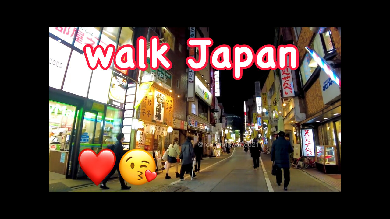 walk Kichijoji in Tokyo, exploring the night ♪ 💖 part 2