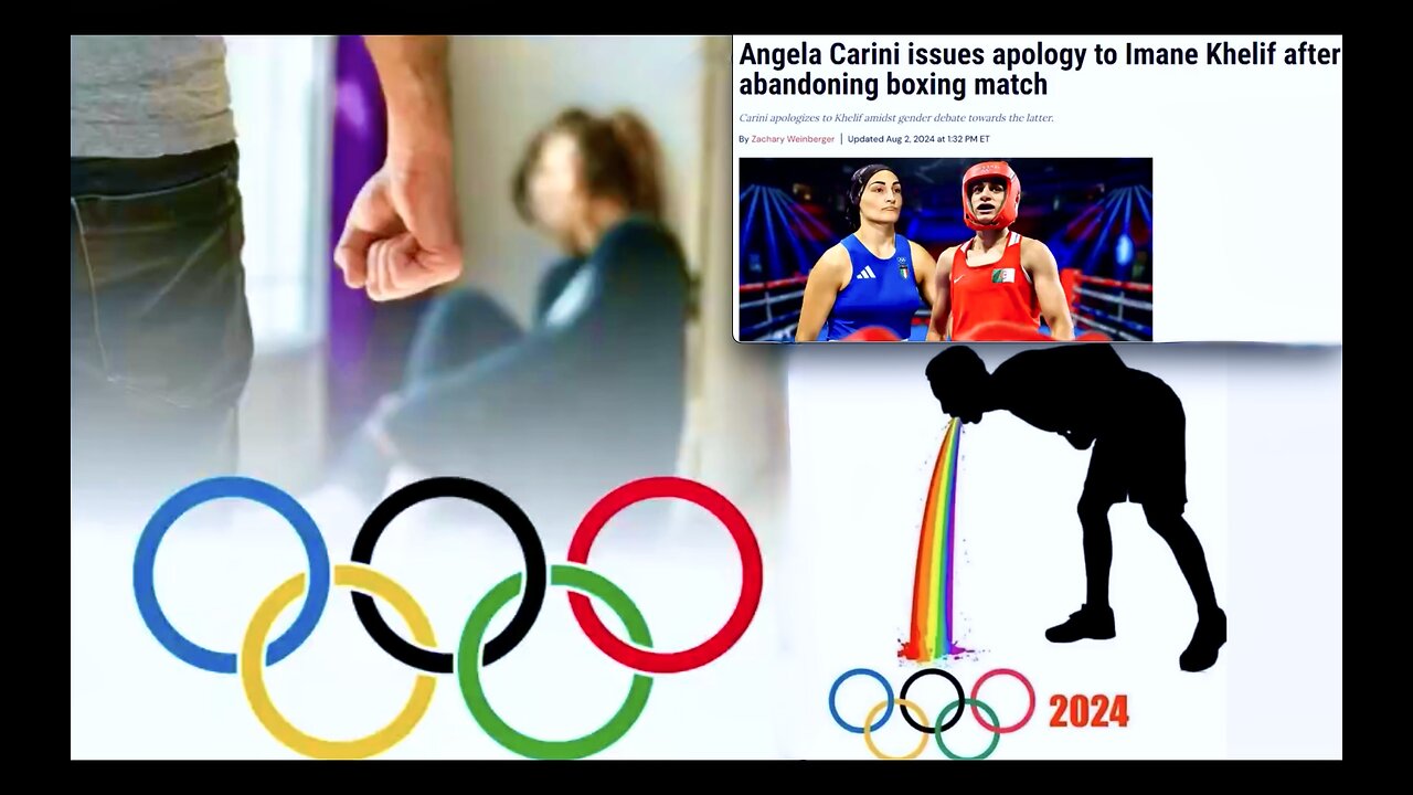 Paris Olympics Turn Men Assaulting Women Into Olympic Sport Angela Carini Apologizes To Imane Khelif