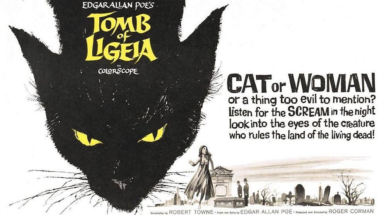 THE TOMB OF LIGEIA 1964 Corman & Price Stay in the UK to Film this Poe Horror FULL MOVIE HD & W/S