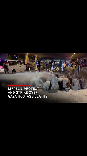 Israelis protest and strike over Gaza hostage deaths