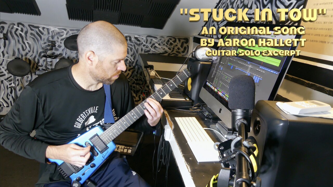 "Stuck In Tow" an Original Song by Aaron Hallett Guitar Solo Excerpt