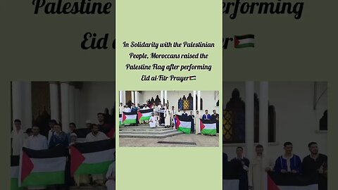 Morocco Supports Palestine