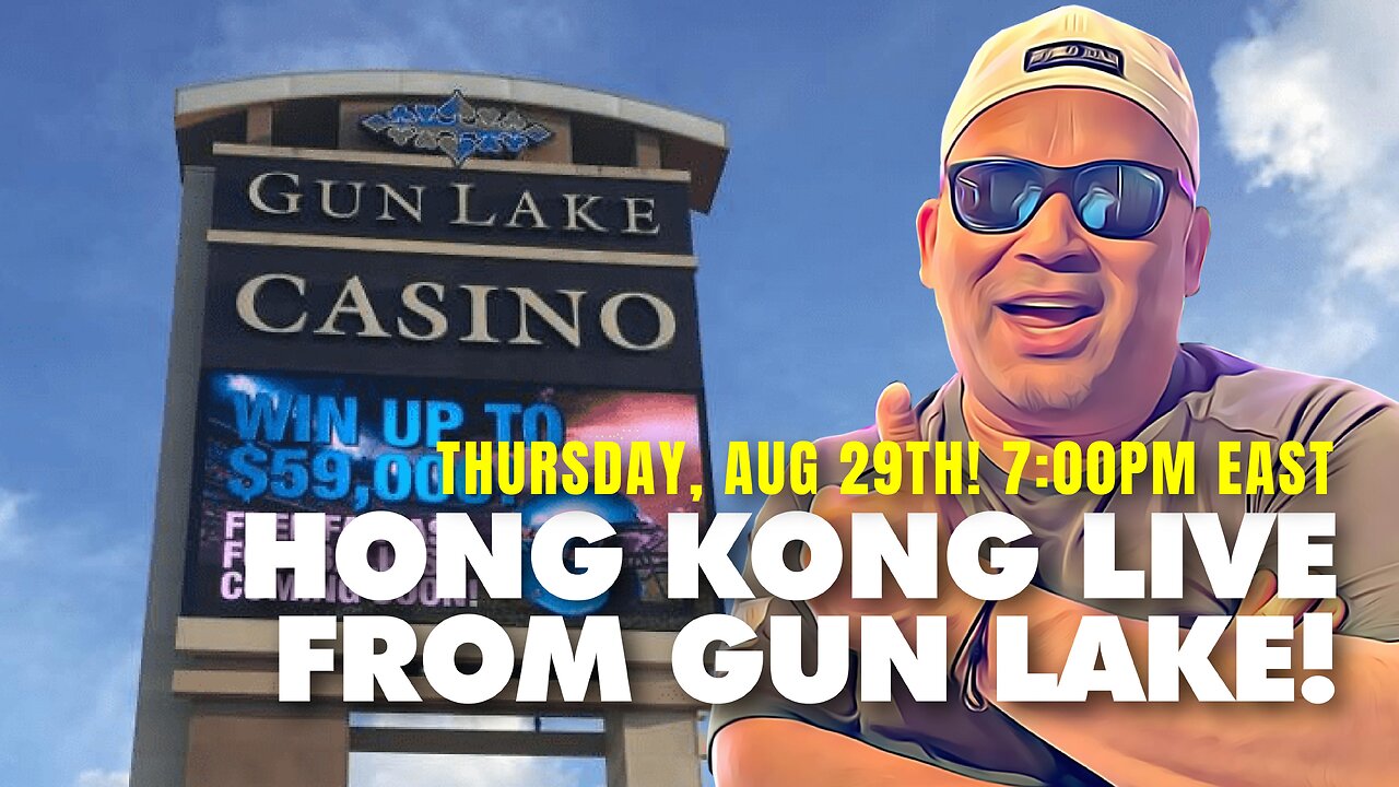 COME JOIN ME FOR AN HOUR OF HOT LIVE PLAY ACTION AT GUN LAKE CASINO!