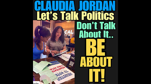 CJPOL #2 Let’s talk politics, Don’t talk about it, Be about it…