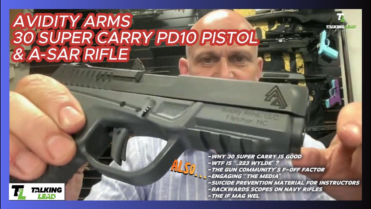 Avidity Arms 30 Super Carry Pistol and A-SAR Rifle