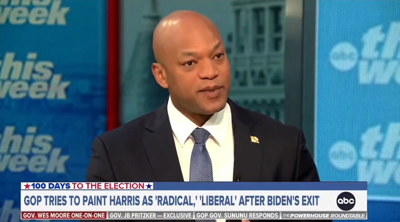 Gov Wes Moore Claims Kamala's Not Radical Because She Was A Prosecutor