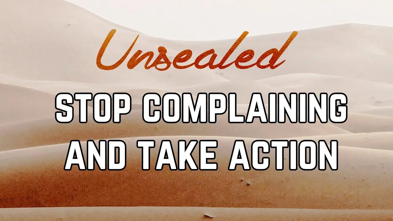 We need to stop complaining and take action
