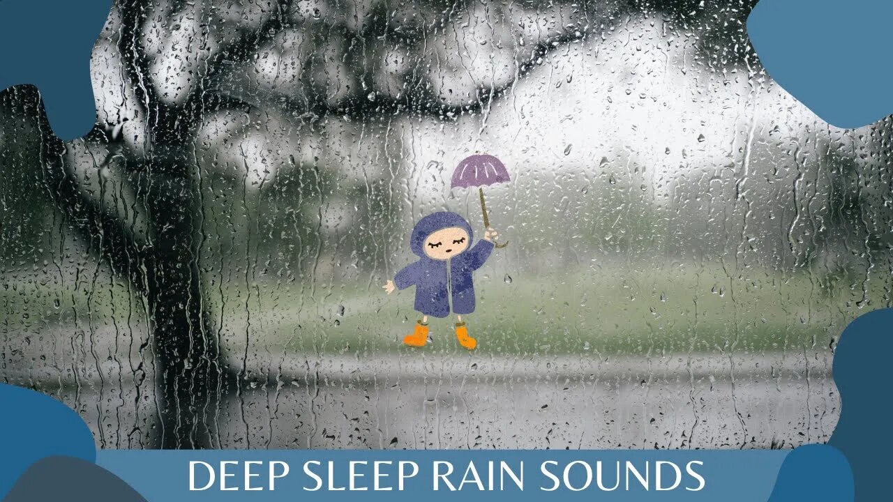 Rain Sounds to Fall Asleep Fast - Relaxing Scenery White Noise