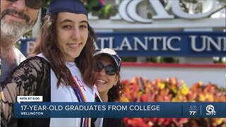 17-year-old girl graduates FAU with degrees in computer science, computer engineering