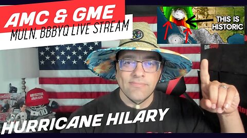 BITCOIN CRASHING - AMC, BBBYQ, GME, MULN - Hurricane Hilary - Marantz Rantz LIVE