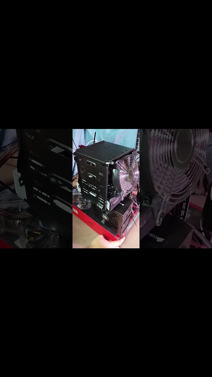 new.er PC build, open frame erector set