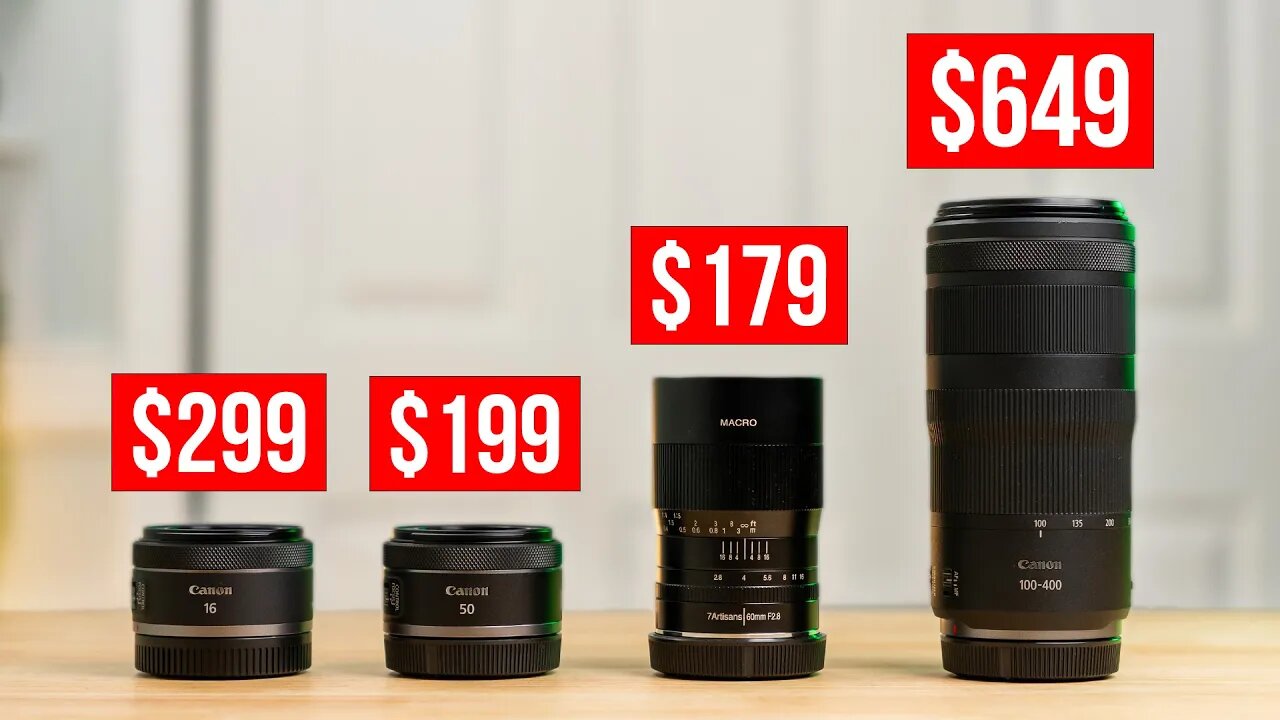 The Best Budget RF Lenses for Canon R50, R7, R10 & R100!